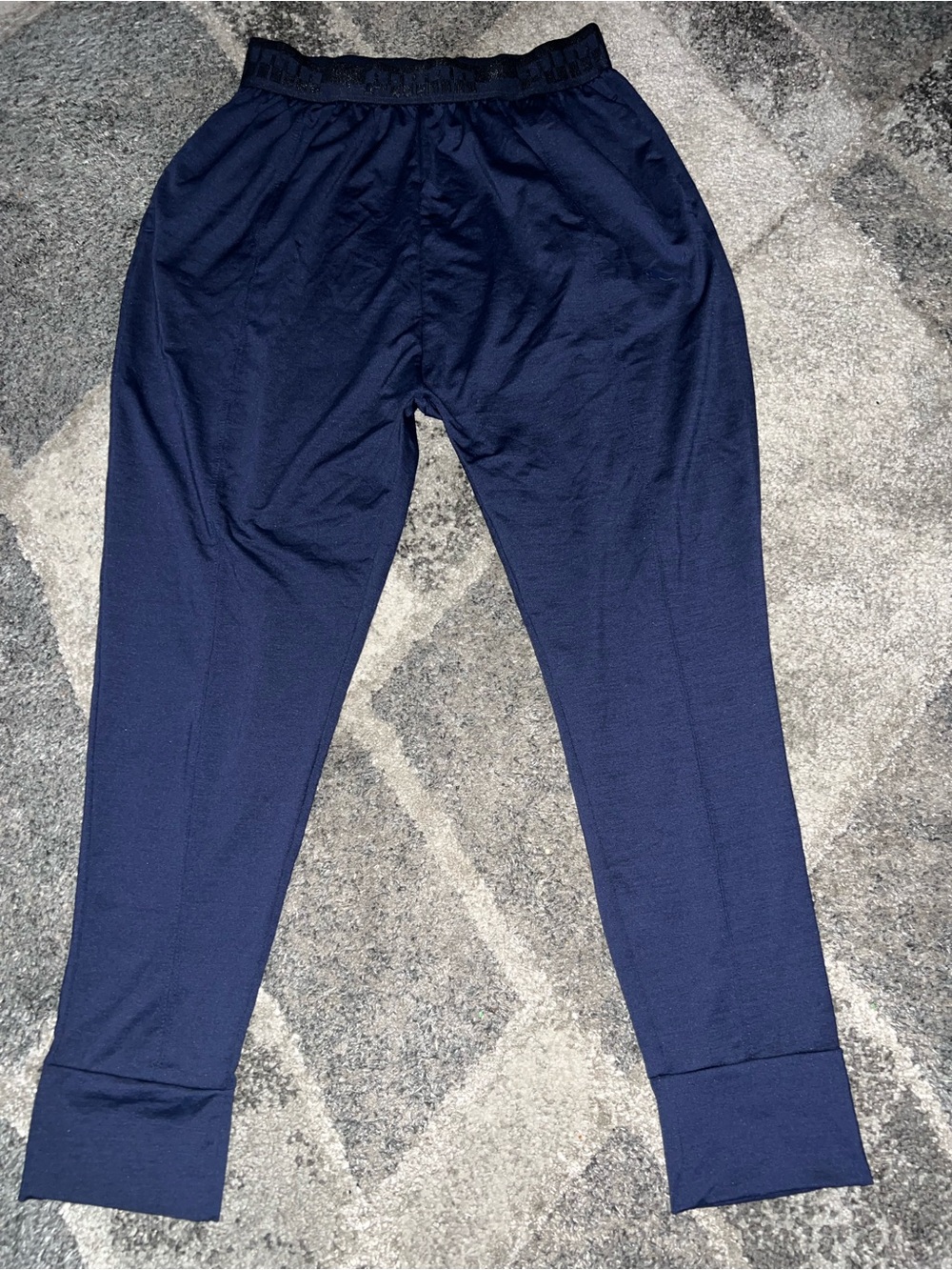Puma Men’s Navy Elastic Waist Jogger Pants Size M